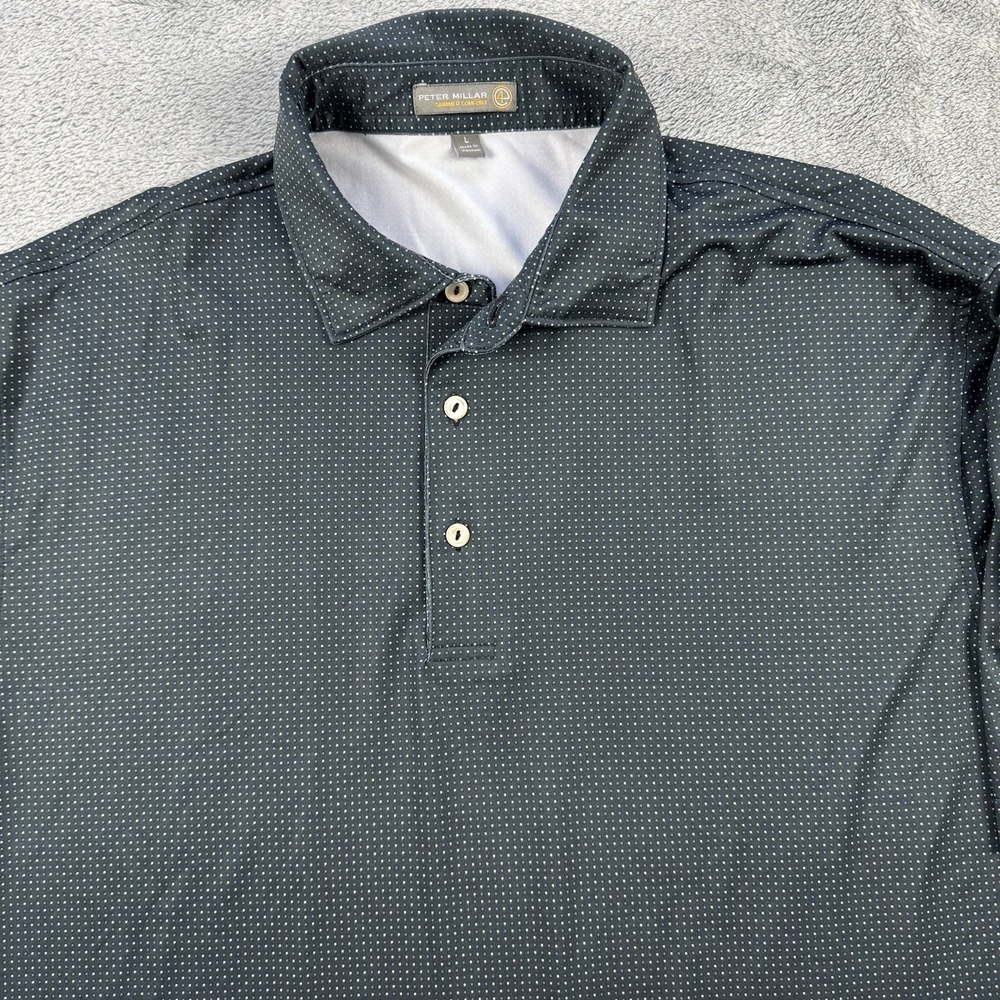 Peter Millar Summer Comfort Harvest Polo Men' L - XL Dallas Cowboys Golf Club